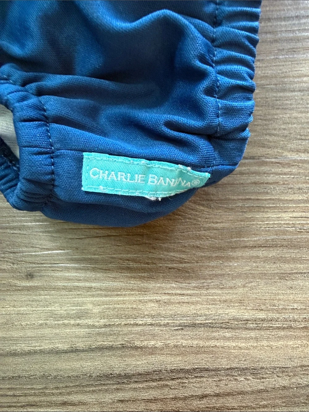 Charlie Banana Navy Blue 'DUDE' Swim Diaper Cover